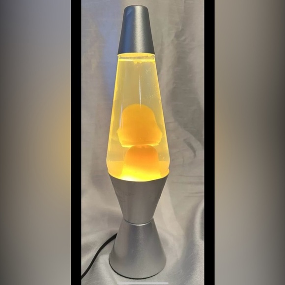 Lava Lamp The Original 14.5" Lava Lamp - Yellow Needs New Bulb.  Works Great! - Picture 1 of 5